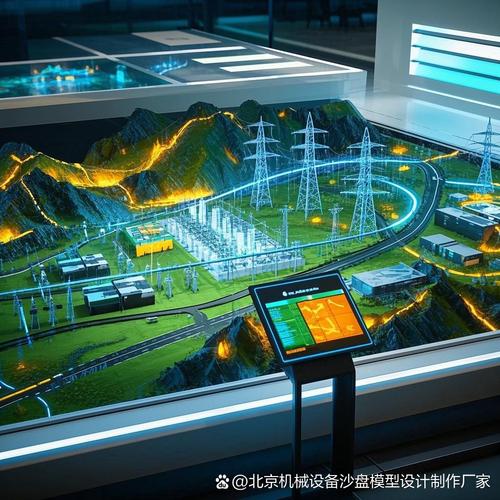 智慧电力三维可视化电子沙盘,开启智能电网新视界